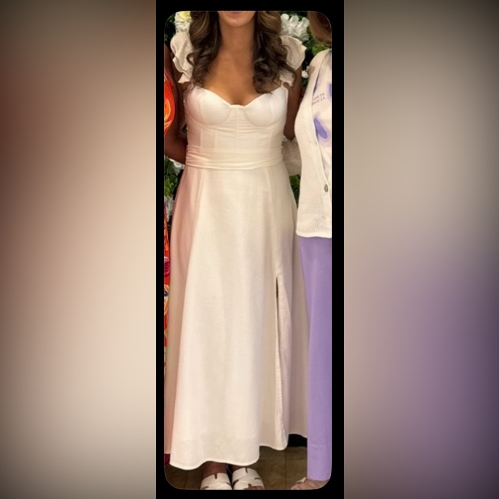 Petal and Pup Ivory Dress